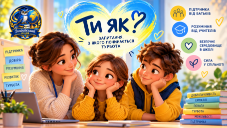 &laquo;Ти як?&raquo; &mdash; запитання, з якого починається турбота: як батьки й учителі можуть підтримати дитину